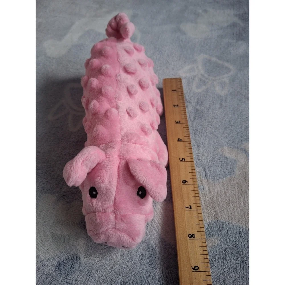 Dog Squeaky Toys Plus Animal Dog Indoor Play Puppy Pink